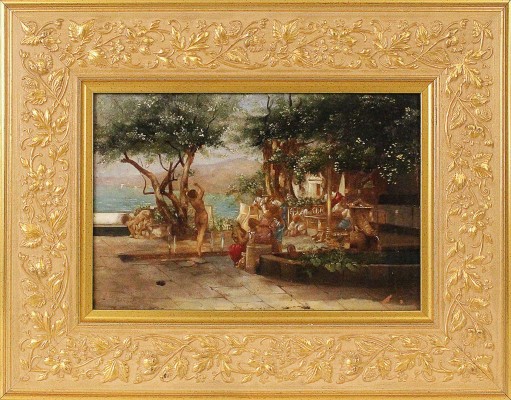 Неизвестный художник (Семирадский Генрих Ипполитович). Вариант картины Г.И. Семирадского 1887 г. «Танец с мечами» 